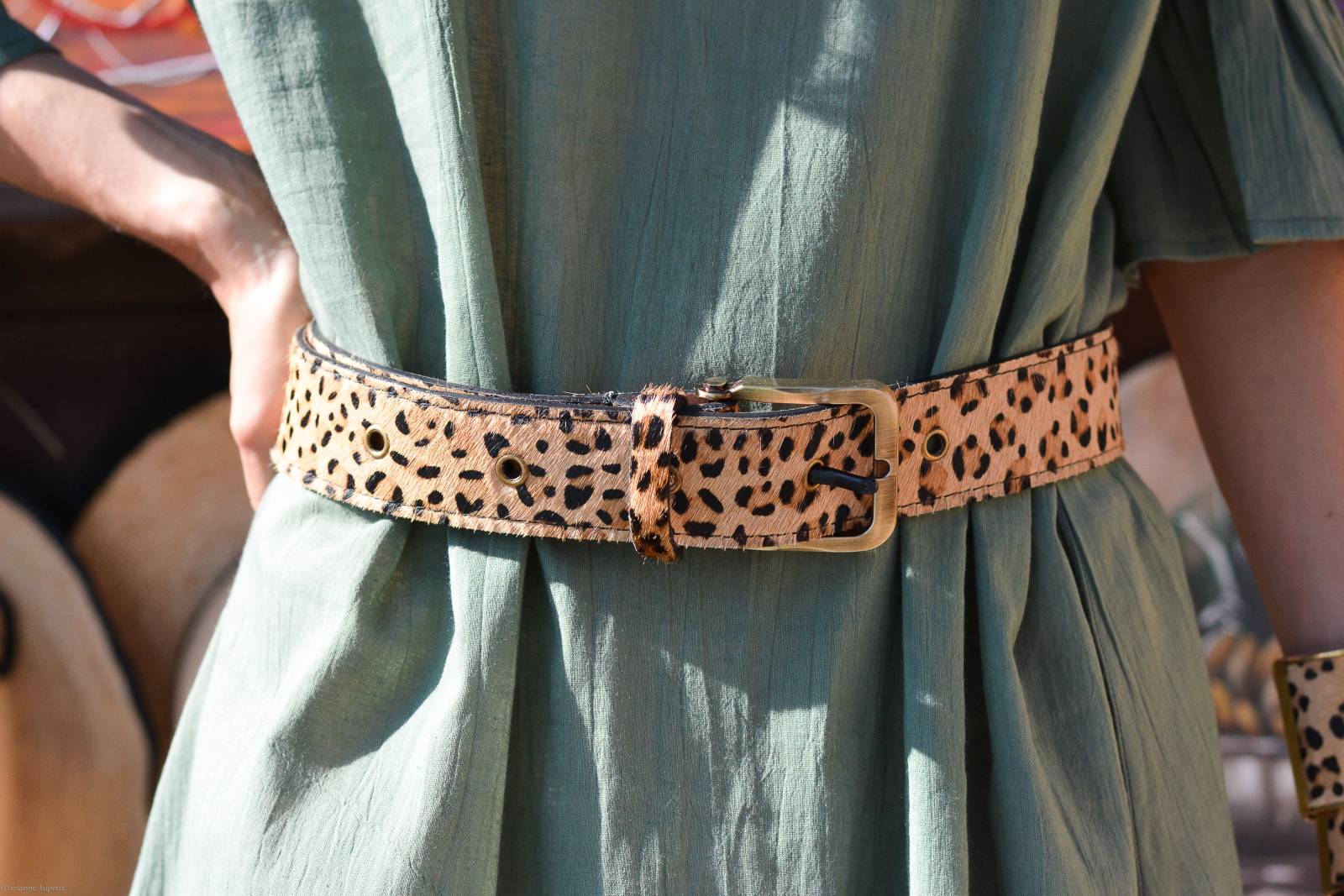 ceinture léopard bohème chic