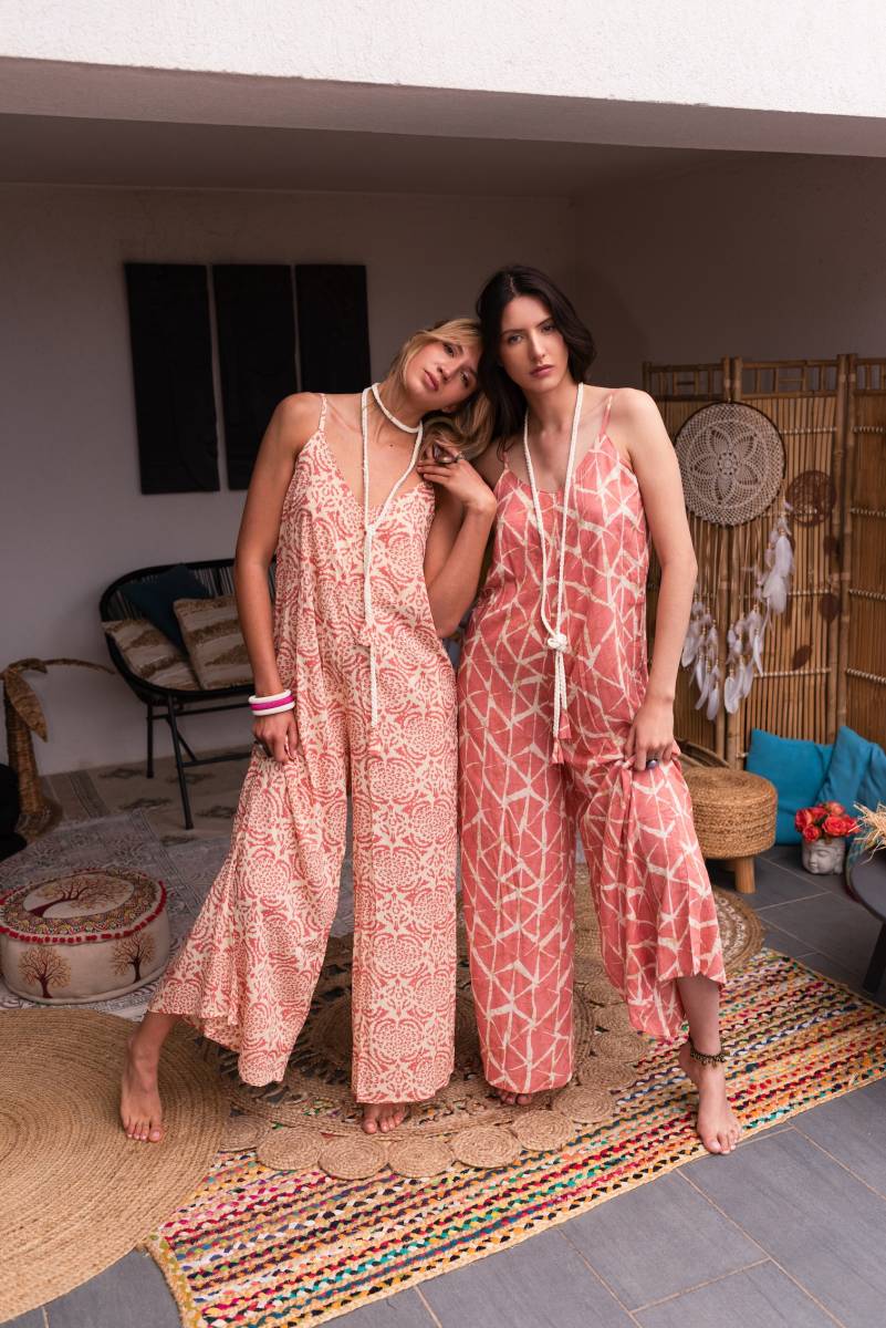 combi pantalon terracota 