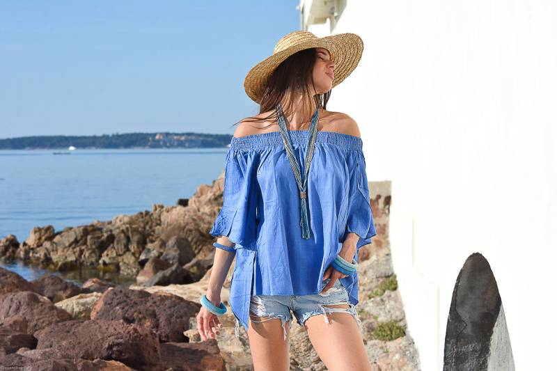 tunique épaules dénudés 