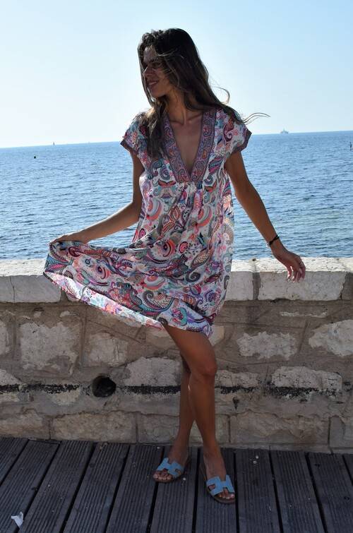 Robe en soie