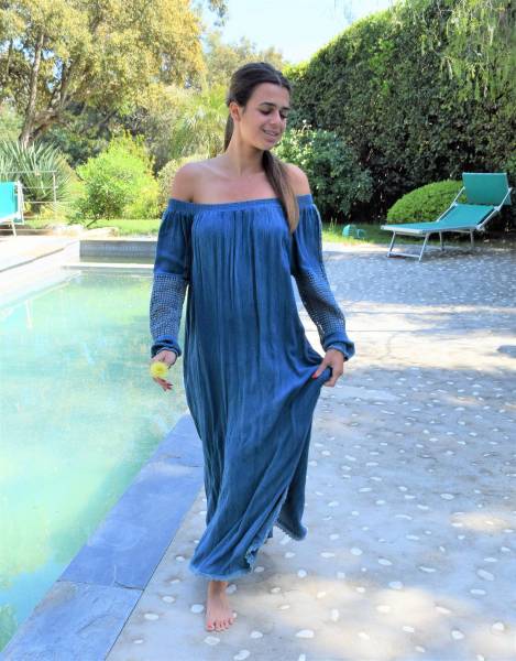 Robe longue bohème chic