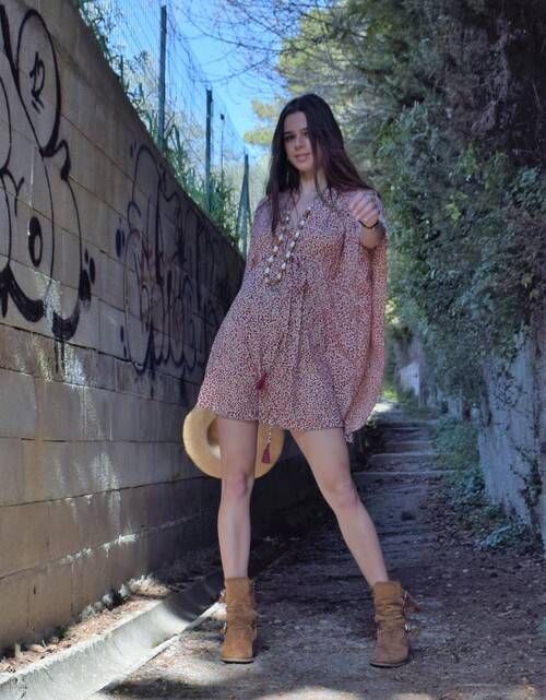 Tunique kaftan ample et légère