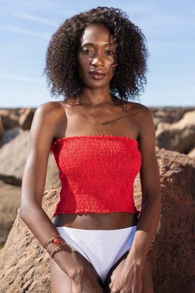 Grossiste croc top bandeau tube ultra fashion à Dubaï